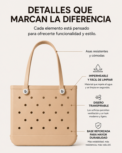 LUNARA™ EVA Tote Bag | Bolso Impermeable