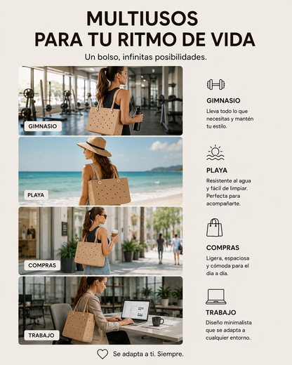 LUNARA™ EVA Tote Bag | Bolso Impermeable